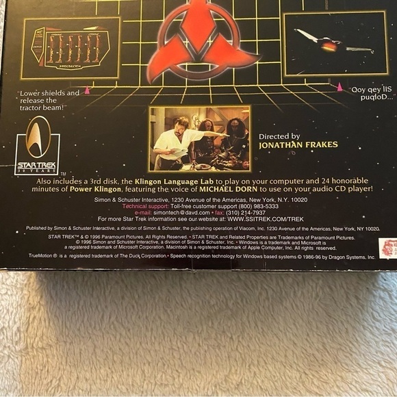 STAR Trek Klingoninteractive CD-Rom game 1996 windows based - Picture 5 of 15